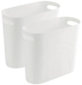 rejomiik Small Trash Can, 3.5 Gallon Slim Garbage Can Plastic Waste Basket by rejomiik