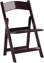 Flash Furniture Hercules Series Folding Chair - Red Mahogany Resin – 2 Pack 800LB Weight Capacity Comfortable Event Chair - Light Weight Folding Chair - Image 5