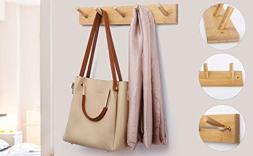 WEBI Coat Rack Wall Mounted, Coat Hanger Wall, Coat Hooks Wall Mounted - Image 5