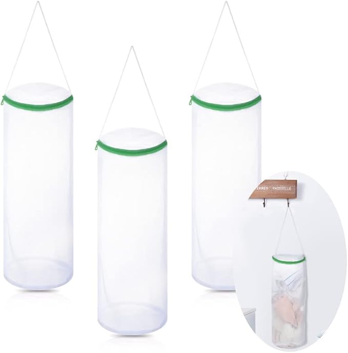 Boao Sock Laundry Bag with Mesh & Zipper - Image 2