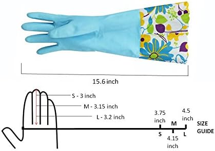Household Gloves Latex-Free, Soft Lining, Adjustable Strap, Comfortable - Image 7