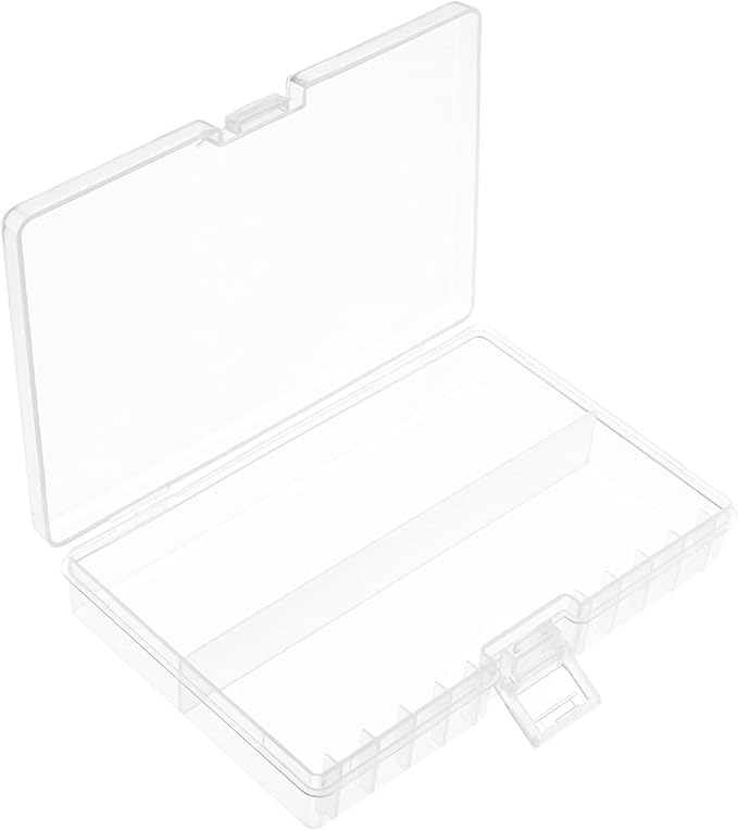 Fielect 48 x AA Battery Storage Case Holder Organizer Box Transparent by Fielect