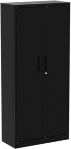 Yizosh Metal Garage Storage Cabinet with 2 Doors and 5 Adjustable Shelves - 71" Steel Lockable File Cabinet,Locking Tool Cabinets for Office,Home,Garage,Gym,School (Black) - Image 5