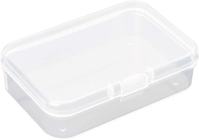 AKOAK Clear Polypropylene Rectangle Mini Storage Containers Box by AKOAK
