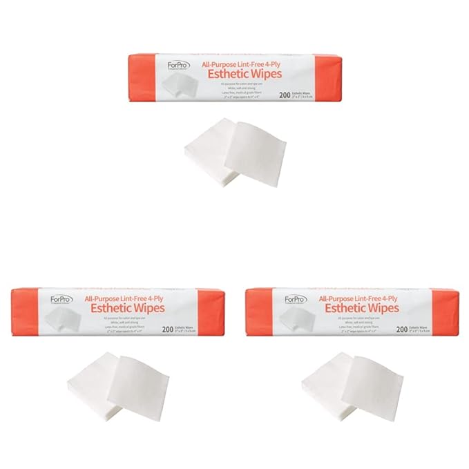 ForPro All-Purpose Lint-Free 4-Ply Esthetic Wipes, by ForProProfessionalCollection