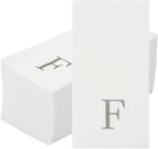 Luxenap 15.8 X 7.9 Inch Linen-Feel Guest Towels, 2000 Lettered Hand Towels - Image 2