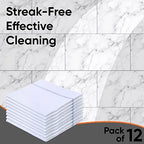 Superio White Squeegee Cloths for Cuban-Style Mop, Israeli Spunja Cleaning Mop - Image 5