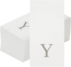 Luxenap 15.8 X 7.9 Inch Linen-Feel Guest Towels, 2000 Lettered Hand Towels by Restaurantware