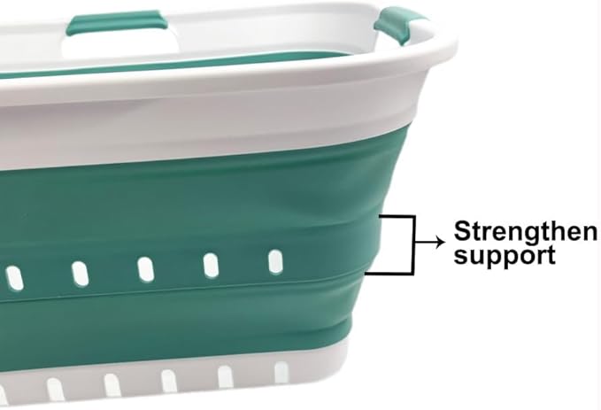 SAMMART 42L Collapsible Plastic Laundry Basket - Image 4