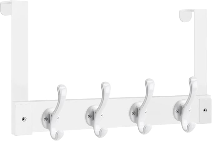 Homode Over The Door Hooks Heavy Duty, Wood Over Door Hanger Hook, Over Door by Homode