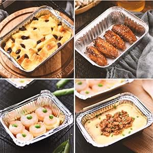 100 Pack 1Lb mini Loaf Pans Heavy Duty Disposable Aluminum Foil Bread Tins - Image 5