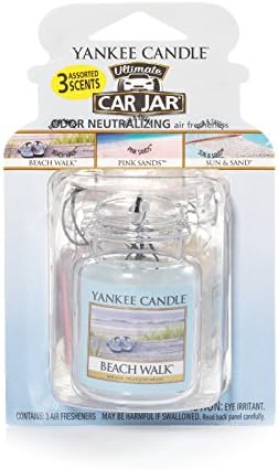 Yankee Candle Hanging Car Jar Ultimate 3-Pack Air Fresheners Neutralizes Odors - Image 2