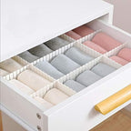 40 Pcs Diy Grid Drawer Divider Adjustable Drawer Storage Organizer ​​for Socks - Image 5