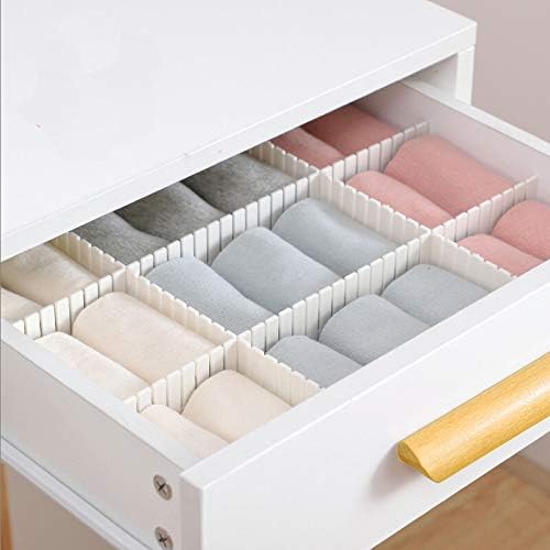 40 Pcs Diy Grid Drawer Divider Adjustable Drawer Storage Organizer ​​for Socks - Image 5