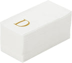 Luxenap 15.8 X 7.9 Inch Linen-Feel Guest Towels, 2000 Lettered Hand Towels by Restaurantware