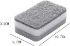 lasenersm 10 Pieces Dishwashing Sponge Kitchen Dishwashing Sponge Non Scratch - Image 2