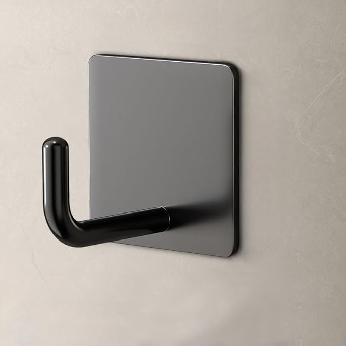 Adhesive Hooks for Hanging, Self-Adhesive Wall Hook for Key Hat Coat, No Drill - Image 9
