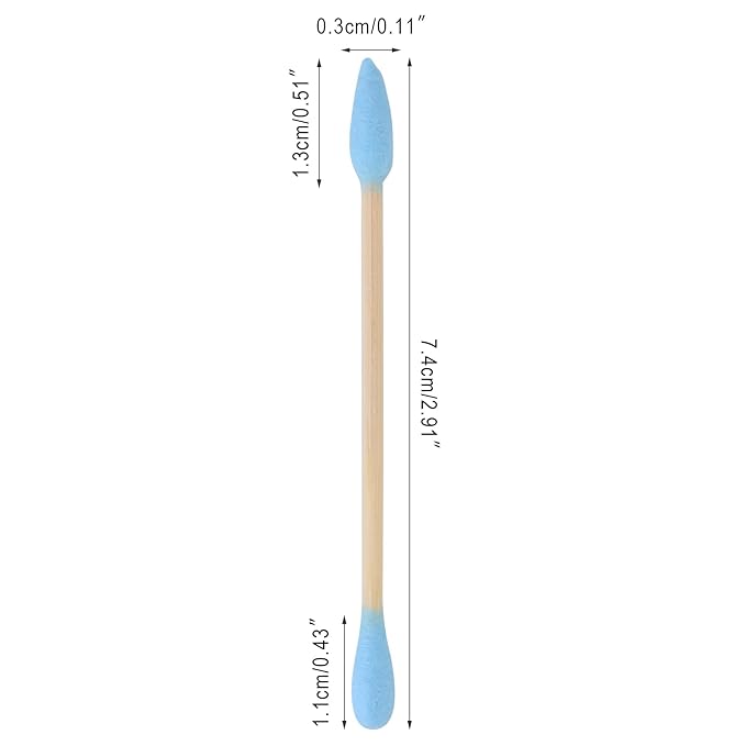 Natural Bamboo Cotton Swabs, Eco-Friendly & Biodegradable – Comfortable and Soft - Image 2