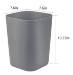 Besli 2 Gallon Small Trash Can Garbage Can Wastebasket - Image 2