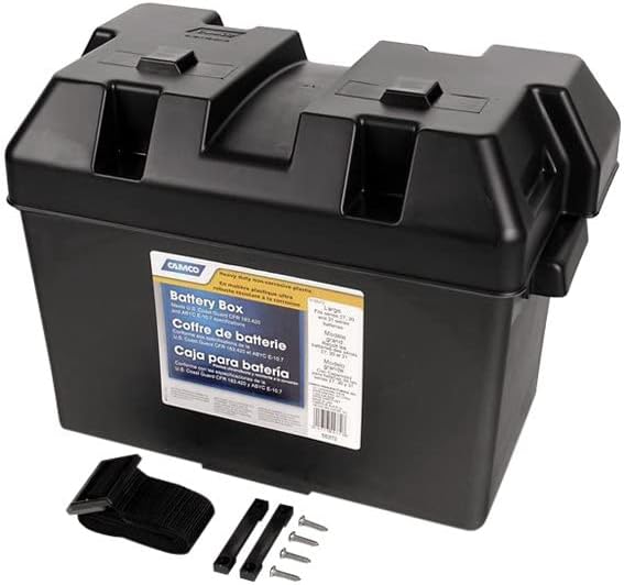 Camco Large Battery Box with Straps and Hardware - Image 5