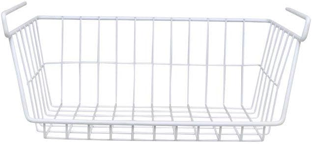 Whitmor White Wire Shelf Basket - Image 2