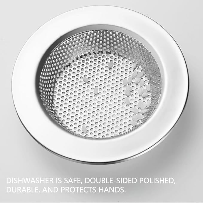 2 Pack Upgraded Double-Layer Kitchen Sink Strainer - Image 2