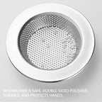 2 Pack Upgraded Double-Layer Kitchen Sink Strainer - Image 2