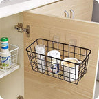 3 Set LeleCAT Adhesive Over the Cabinet Door Wire Baskets - Image 7
