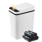 Bathroom Automatic Trash Can, 4 Gallon Touchless Motion Sensor Small Garbage Can by FocusOnDailynecessities