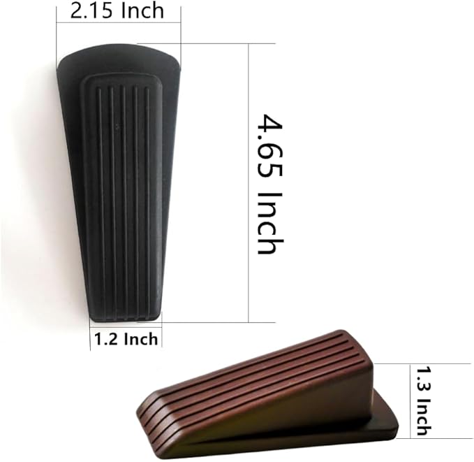 Door Stop, Door Stopper, Door Wedge, 6 Pack Rubber Door Stopper, Rubber Door - Image 2