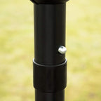 Sunnyglade 9' Patio Umbrella Outdoor Table Umbrella with 8 Sturdy Ribs (Black and White) - Image 7