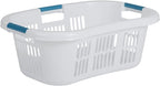 Rubbermaid Laundry Basket XL Hip-Hugger Basket 2.1-Bushel White Laundry by Rubbermaid