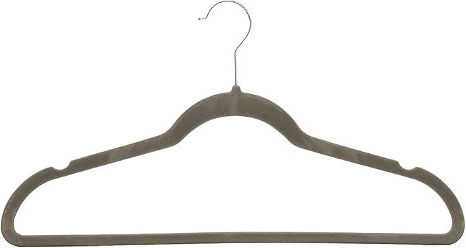 Amazon Basics Slim Velvet Non-Slip Space Saving Suit Clothes Hangers, Sturdy - Image 6