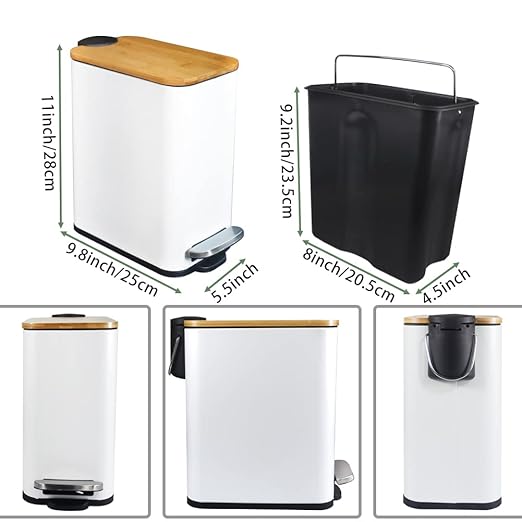 SIDIANBAN Bathroom Trash Can - Image 3
