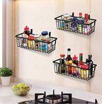 SheeChung Farmhouse Decor Metal Wire Bathroom Storage Organizer Basket Bins - Image 6