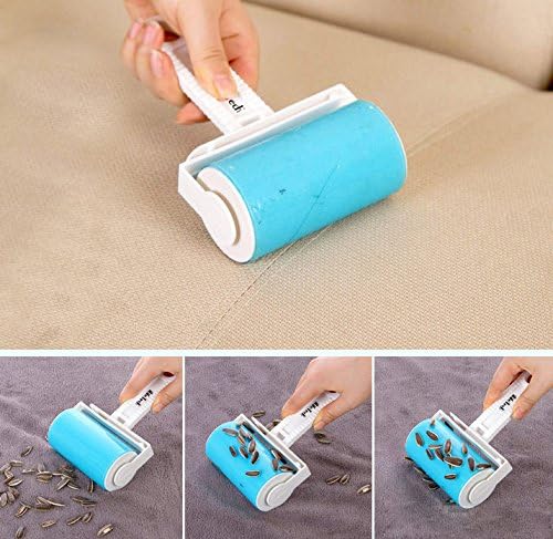 Reusable Sticky Picker Set Cleaner Lint Roller Pet Hair Remover Brush - Image 2