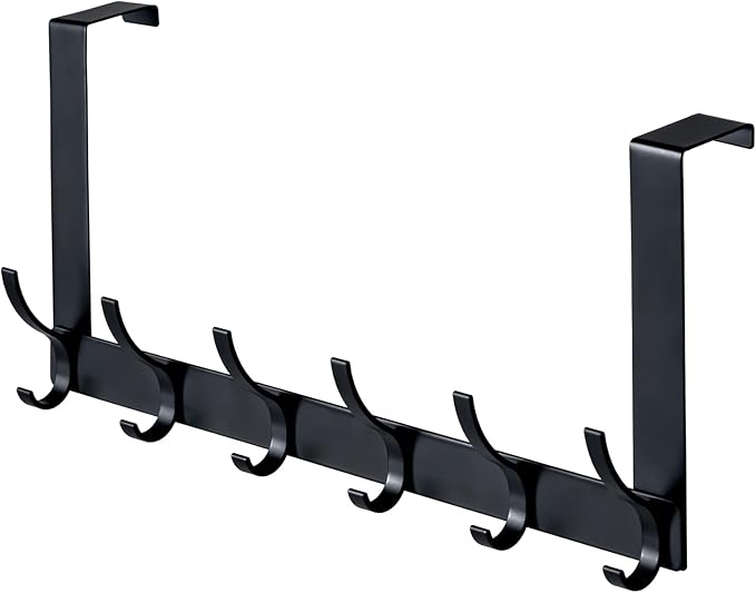 BOOMIBOO Over The Door Hooks, Sturdy Door Hanger, Towel Rack Towel Hooks by BOOMIBOO