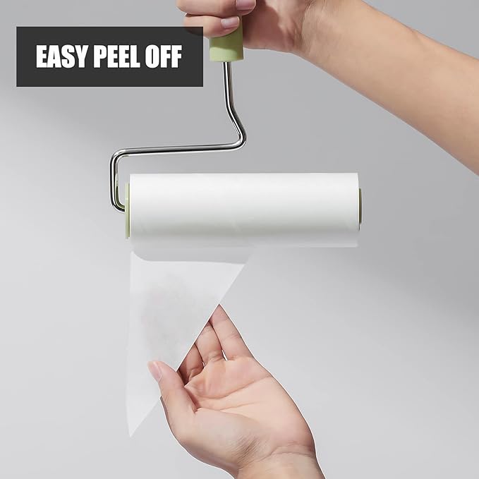 Extra Sticky Large Surface Lint Roller, 6.3'' Giant Lint Roller - Image 5