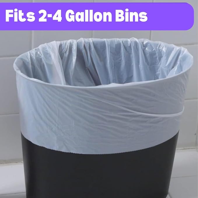 4 Gallon Trash Bag Lavender Scented Small Bathroom Garbage Bags Wastebasket Can - Image 6