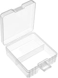 Fielect 100 x AAA Battery Storage Case Holder Organizer Box Transparent by Fielect