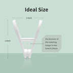 30 Pack Hanger Clips, 2.6 Inch Plastic Clothes Pins, Heavy Duty Hanger Clips - Image 3