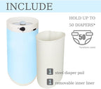 Diaper Pail, Baby Diaper Trash Can - Image 7