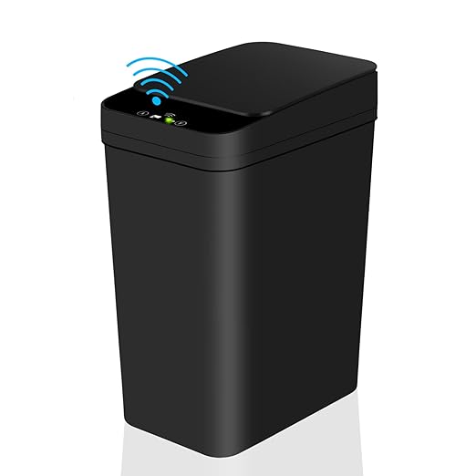 Bathroom Touchless Trash Can 2.2 Gallon Smart Automatic Motion Sensor Rubbish by Anborry