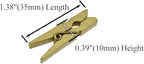 HAHIYO Gold Wooden Clothes Pins Clothespins Small Do NOT Fall Apart 1.38 inches - Image 2
