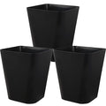 Small Bathroom Trash Can Plastic Garbage Can Square Waste Basket Trash Bins by Heagoale