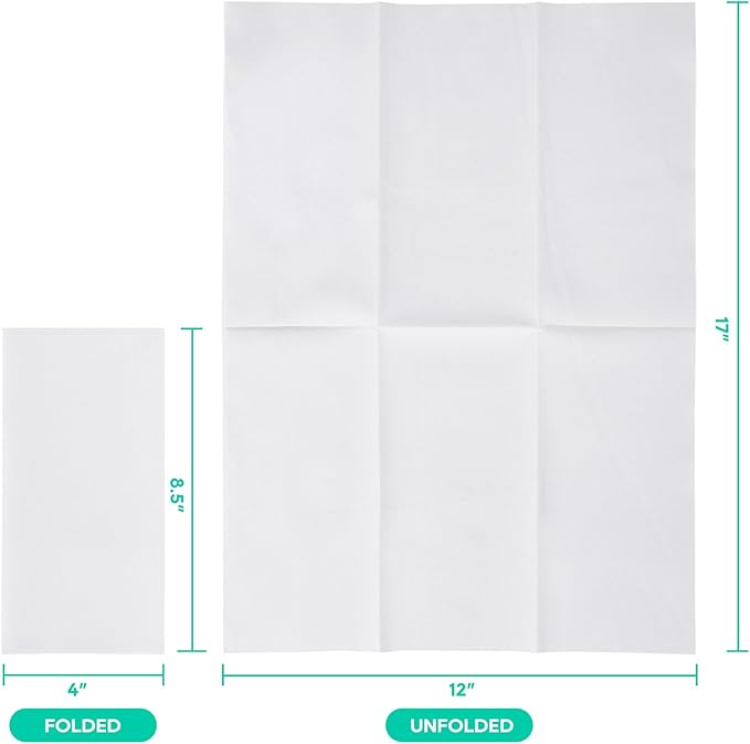 200PACK Disposable Hand Towels for Bathroom, Soft and Absorbent Paper Guest - Image 5