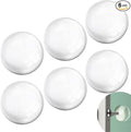 Door Stoppers for Wall with Strong Back Adhesive, No-Falling Round Door Knob by Bovinde