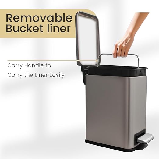 5 Liter / 1.3 Gallon Trash Can - Image 5
