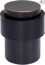 KHTUMEWARE 4 Pack 2 in Floor Door Stopper, Oil Rubbed Bronze Door Stop by khtumeware