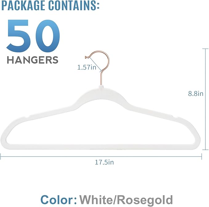 TIMMY Hangers Non-Slip Velvet Hangers - Image 3